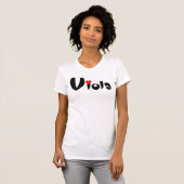 Viola klein hart t-shirt (Voorkant volledig)