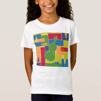 Viola Kleurblokken T-shirt
