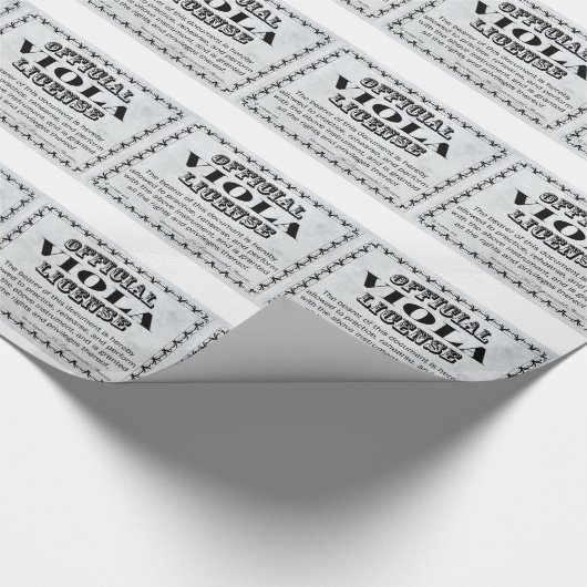 Viola-licentie Cadeaupapier (Hoek)