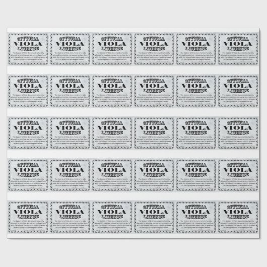 Viola-licentie Cadeaupapier (Vlak)