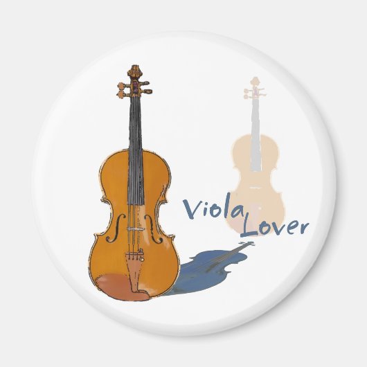 Viola Lover Magneet (Voorkant)