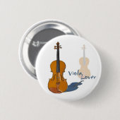 Viola Lover Ronde Button 5,7 Cm (Voorkant /achterkant)