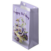 Viola Mand voor Verjaardag Klein Cadeauzakje (Voorkant Gekanteld)