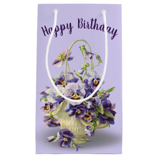 Viola Mand voor Verjaardag Klein Cadeauzakje (Voorkant)