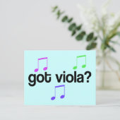 Viola Music Briefkaart (Staand voorkant)