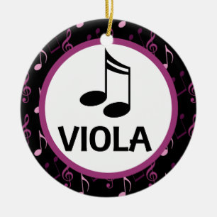 Viola Music Kerstorchestra Ornament