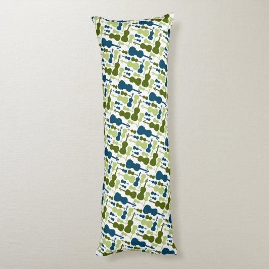 Viola Musical Instrument Orkest Gift Lichaamskussen (Achterkant (Verticaal))