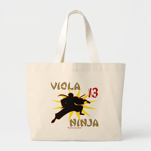 Viola Ninja Grote Tote Bag (Voorkant)
