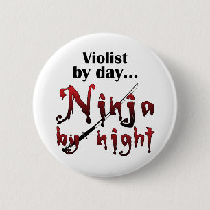 Viola Ninja Ronde Button 5,7 Cm
