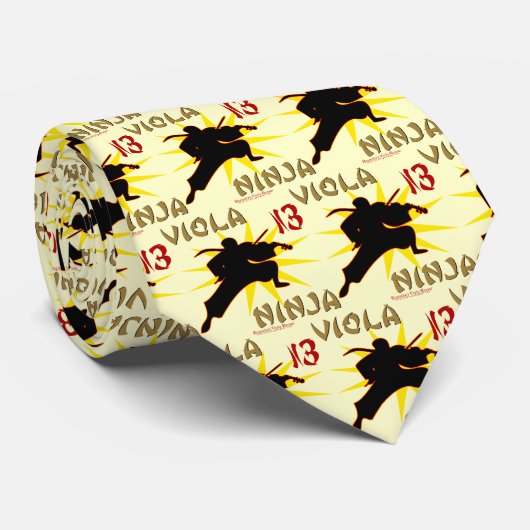 Viola Ninja Stropdas (Opgerold)