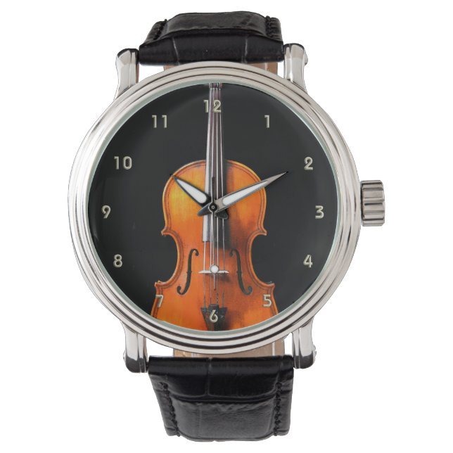 Viola of Violin Watch 7 van Leslie Harlow Horloge (Voorkant)