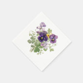 Viola Papier Servet (Hoek)