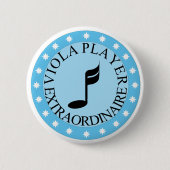 Viola Player Extraordinaire Button (Voorkant)
