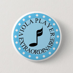 Viola Player Extraordinaire Button