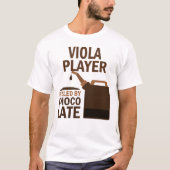 Viola Player (Funny) Chocolate T-shirt (Voorkant)
