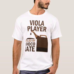 Viola Player (Funny) Chocolate T-shirt