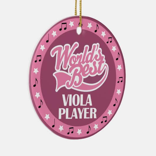 Viola Player Gift for her Keramisch Ornament (Rechts)
