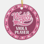 Viola Player Gift for her Keramisch Ornament (Voorkant)