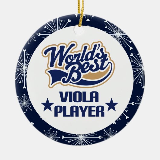 Viola Player Gift Ornament (Voorkant)