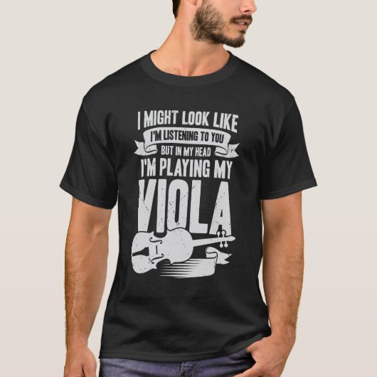 Viola Player Music Instrument Violist Gift T-shirt (Voorkant)