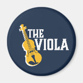 Viola Player  Retro Orchestra Opera Music Magneet (Voorkant)