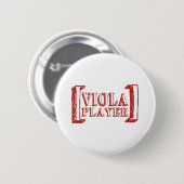 Viola Player Ronde Button 5,7 Cm (Voorkant /achterkant)