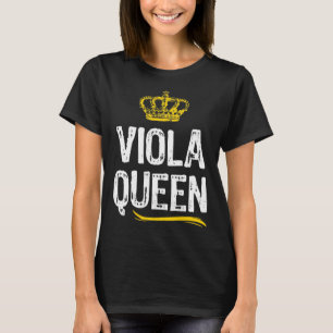 Viola Queen Vrouwen Speler Cool Violist T-shirt