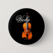 Viola. Ronde Button 5,7 Cm (Voorkant)