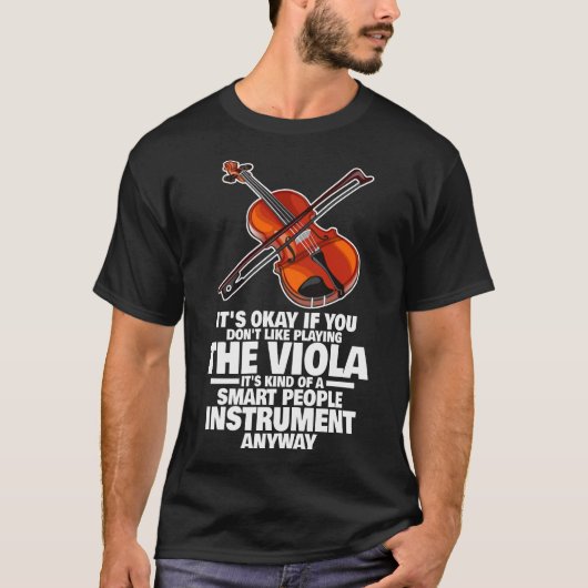 Viola Shirt Viola Player Smart (Voorkant)