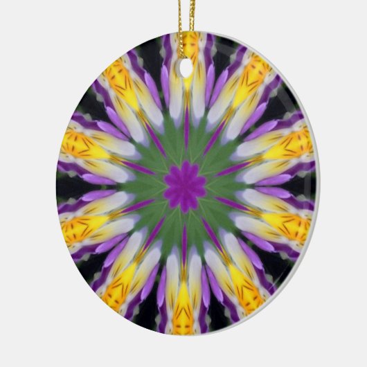 Viola-sierent Keramisch Ornament (Links)