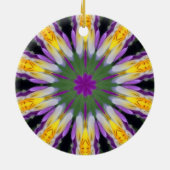 Viola-sierent Keramisch Ornament (Achterkant)