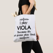 Viola - Speel zelf grappige deco-muziek Tote Bag (Dichtbij)