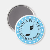 Viola speler Buitengewone Magneet (Voorkant / Achterkant)