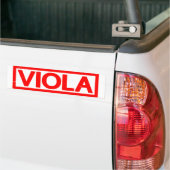 Viola Stamp Bumpersticker (Op Truck)
