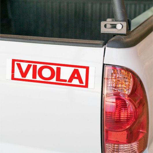 Viola Stamp Bumpersticker (Op Truck)
