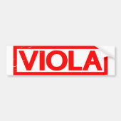 Viola Stamp Bumpersticker (Voorkant)
