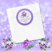 Viola Stickers voor Verjaardag, Jubileum, Trouwdag