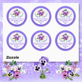 Viola Stickers voor Verjaardag, Jubileum, Trouwdag