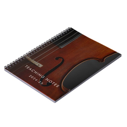 Viola Teacher Music Kantoor Simple Modern Notitieboek (Linkerzijde)