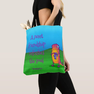 Viola the Monster, met tas