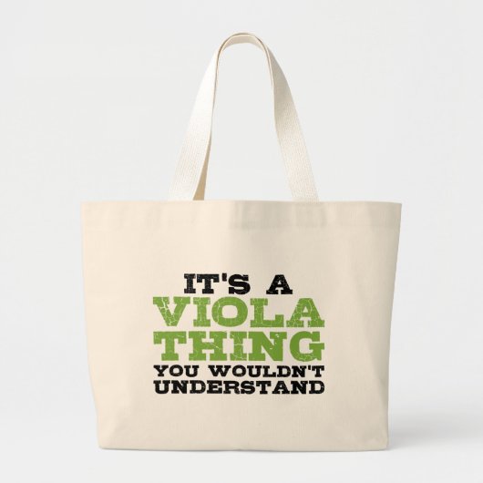 Viola Thing Grote Tote Bag (Voorkant)