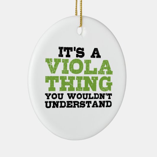 Viola Thing Keramisch Ornament (Rechts)