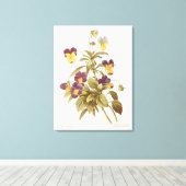 Viola Tricolor Canvas Afdruk (Insitu (Houten vloer))