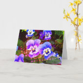 Viola Verjaardagskaart Kaart (Gele Bloem)