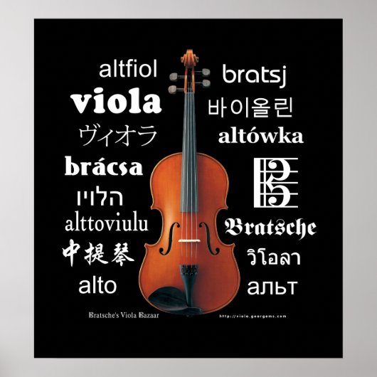 Viola vertaling poster (Voorkant)