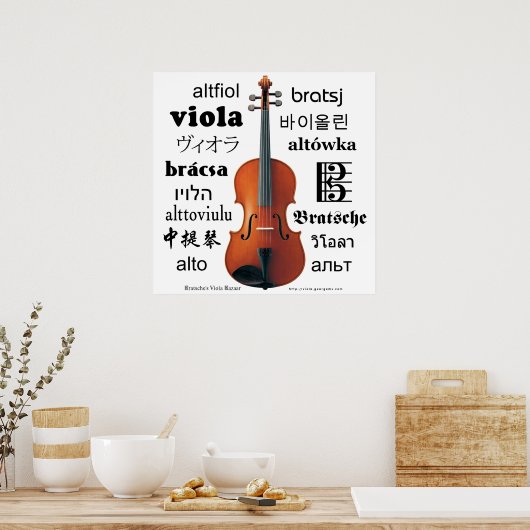 Viola vertaling poster (Keuken)
