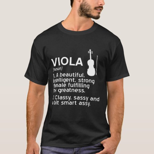 Viola — viola-definitie t-shirt (Voorkant)