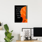 Viola & Violin Music Quote Poster (Thuiskantoor)