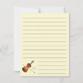 Viola Violin Music Teacher Musician Bedankkaart (Achterkant)