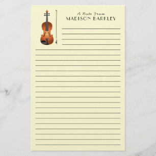 Viola Violin Music Teacher Musician Briefpapier